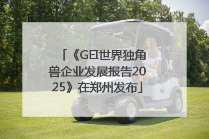 《GEI世界独角兽企业发展报告2025》在郑州发布