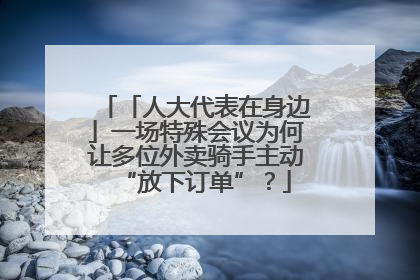 「人大代表在身边」一场特殊会议为何让多位外卖骑手主动“放下订单”？
