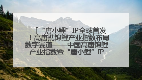 “唐小鲤”IP全球首发！高唐携锦鲤产业指数布局数字赛道——中国高唐锦鲤产业指数暨“唐小鲤”IP全球首发仪式在杭州举行