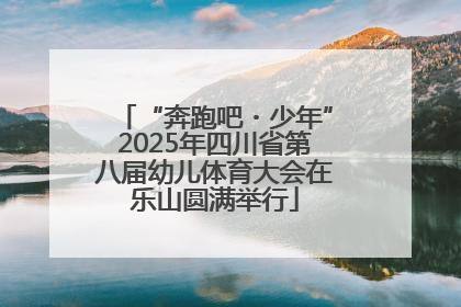 “奔跑吧・少年”2025年四川省第八届幼儿体育大会在乐山圆满举行