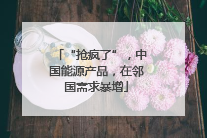 “抢疯了”，中国能源产品，在邻国需求暴增