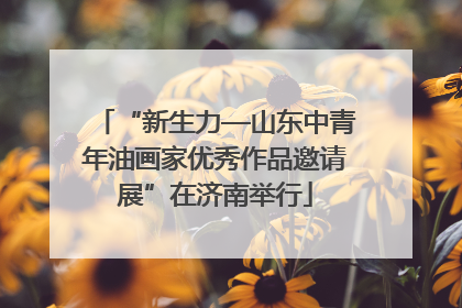 “新生力—山东中青年油画家优秀作品邀请展”在济南举行