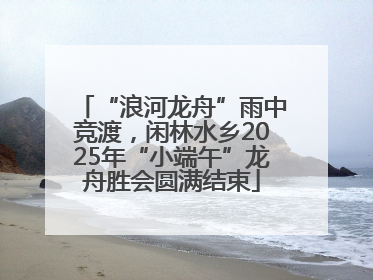 “浪河龙舟”雨中竞渡，闲林水乡2025年“小端午”龙舟胜会圆满结束