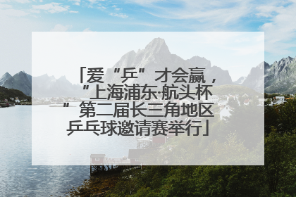 爱“乒”才会赢，“上海浦东·航头杯”第二届长三角地区乒乓球邀请赛举行