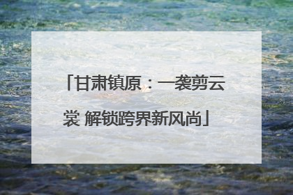 甘肃镇原：一袭剪云裳 解锁跨界新风尚