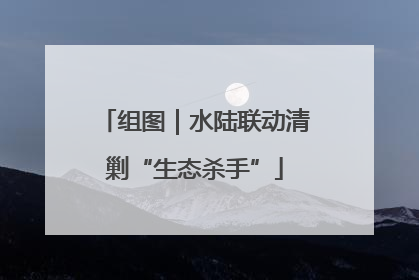 组图｜水陆联动清剿“生态杀手”