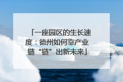 一座园区的生长速度：德州如何靠产业链“链”出新未来