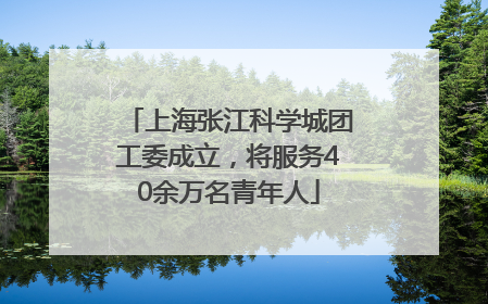 上海张江科学城团工委成立，将服务40余万名青年人