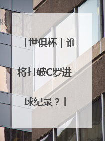 世俱杯｜谁将打破C罗进球纪录？