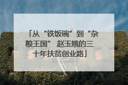从“铁饭碗”到“杂粮王国” 赵玉娥的三十年扶贫创业路
