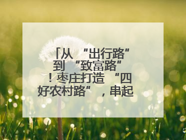 从 “出行路” 到 “致富路”！枣庄打造 “四好农村路”，串起乡村振兴新图景