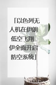 以色列无人机在伊朗低空飞翔 伊全面开启防空系统