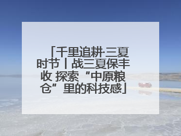 千里追耕·三夏时节丨战三夏保丰收 探索“中原粮仓”里的科技感