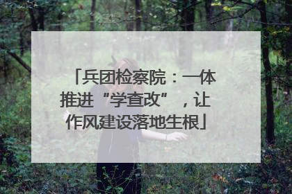兵团检察院：一体推进“学查改”，让作风建设落地生根