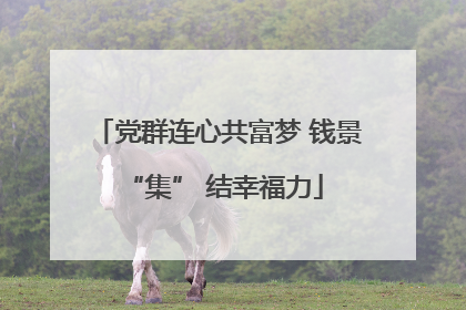 党群连心共富梦 钱景 “集” 结幸福力