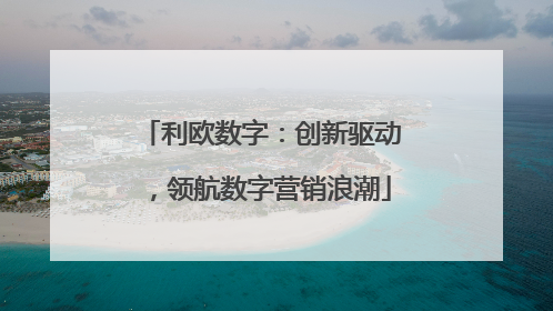 利欧数字：创新驱动，领航数字营销浪潮