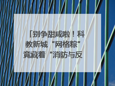 别争甜咸啦！科教新城“网格粽”竟藏着“消防与反诈秘籍”