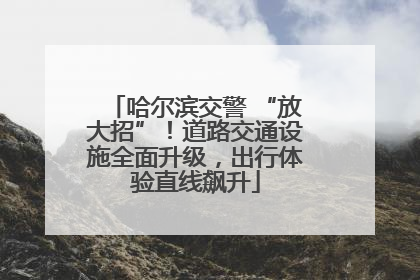 哈尔滨交警 “放大招”！道路交通设施全面升级，出行体验直线飙升
