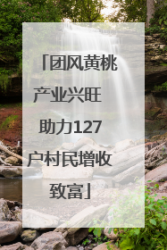 团风黄桃产业兴旺 助力127户村民增收致富
