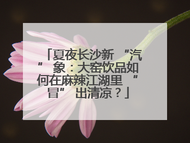 夏夜长沙新 “汽” 象：大窑饮品如何在麻辣江湖里 “冒” 出清凉？