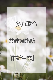 多方联合共建网络防诈新生态