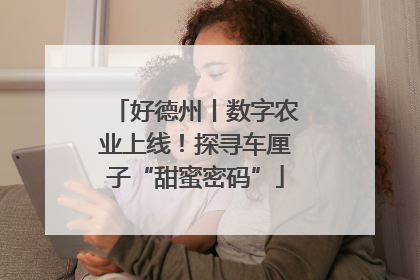 好德州丨数字农业上线！探寻车厘子“甜蜜密码”