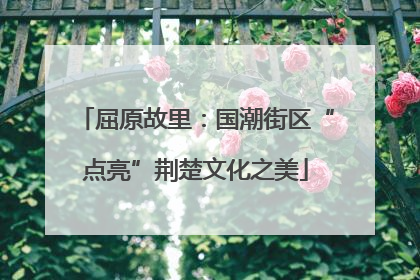 屈原故里：国潮街区“点亮”荆楚文化之美