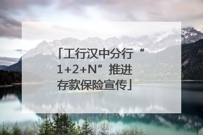 工行汉中分行“1+2+N”推进存款保险宣传