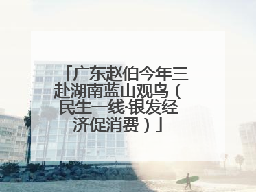 广东赵伯今年三赴湖南蓝山观鸟（民生一线·银发经济促消费）
