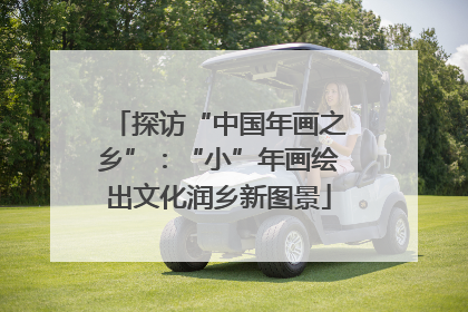 探访“中国年画之乡”：“小”年画绘出文化润乡新图景