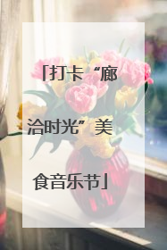 打卡“廊洽时光”美食音乐节