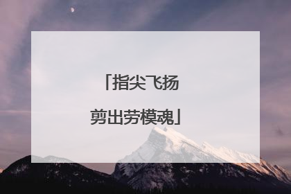 指尖飞扬 剪出劳模魂