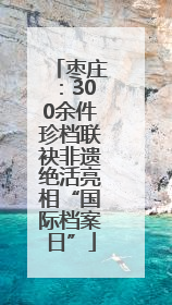 枣庄：300余件珍档联袂非遗绝活亮相“国际档案日”