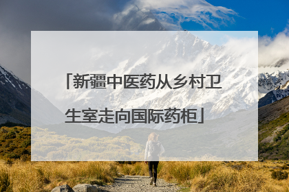 新疆中医药从乡村卫生室走向国际药柜
