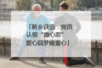 新乡获嘉：党员认领“微心愿” 爱心圆梦暖童心
