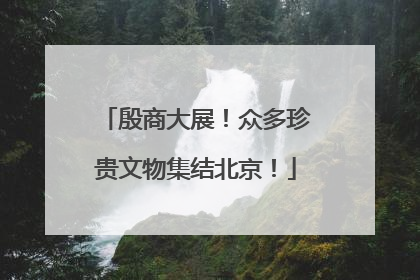 殷商大展！众多珍贵文物集结北京！