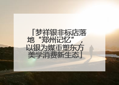 梦祥银非标店落地“郑州记忆”，以银为媒重塑东方美学消费新生态