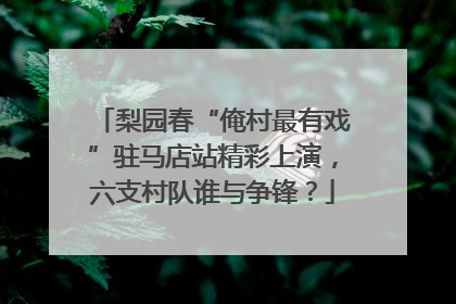 梨园春“俺村最有戏”驻马店站精彩上演，六支村队谁与争锋？