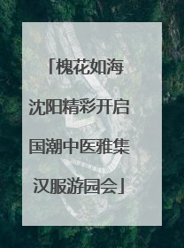 槐花如海 沈阳精彩开启国潮中医雅集汉服游园会