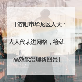 濮阳市华龙区人大：人大代表进网格，绘就高效能治理新图景