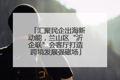 汇聚民企出海新动能，兰山区“沂企联”会客厅打造跨境发展强磁场