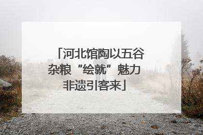 河北馆陶以五谷杂粮“绘就”魅力非遗引客来