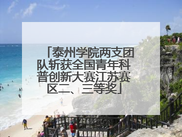 泰州学院两支团队斩获全国青年科普创新大赛江苏赛区二、三等奖