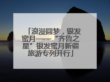 浪漫圆梦，银发蜜月——“齐鲁之星”银发蜜月新疆旅游专列开行