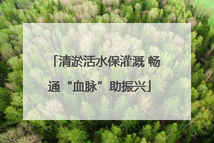 清淤活水保灌溉 畅通“血脉”助振兴