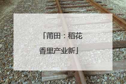 莆田：稻花香里产业新