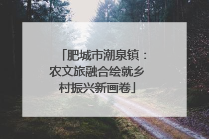 肥城市潮泉镇：农文旅融合绘就乡村振兴新画卷