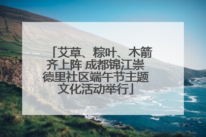 艾草、粽叶、木箭齐上阵 成都锦江崇德里社区端午节主题文化活动举行