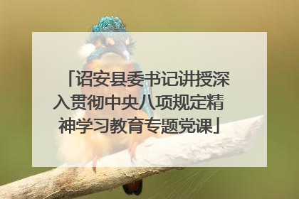 诏安县委书记讲授深入贯彻中央八项规定精神学习教育专题党课