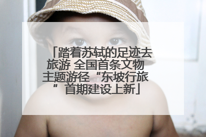踏着苏轼的足迹去旅游 全国首条文物主题游径“东坡行旅”首期建设上新